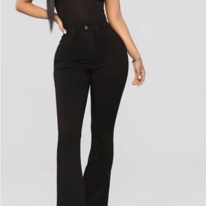 Deep In My Soul Flare Jeans - Black
